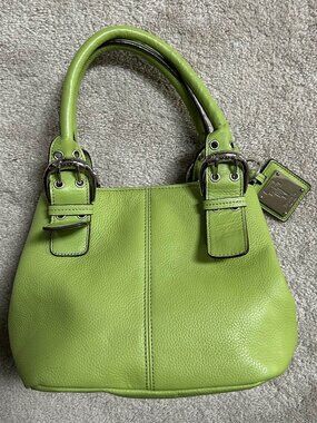 Tignanello Leather Satchel Handbag